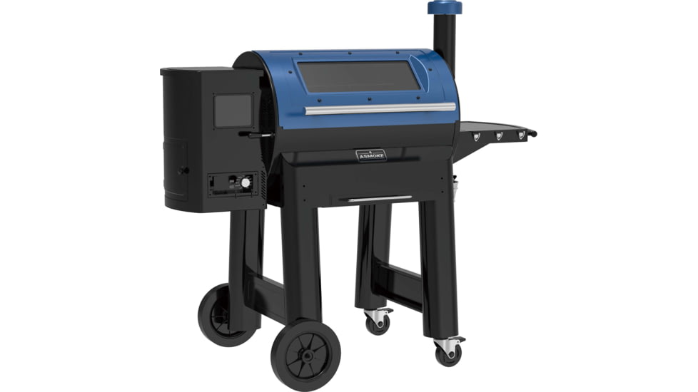 ASMOKE AS880C Pellet Grill and Smoker, Blue, Large, GR08005USAS