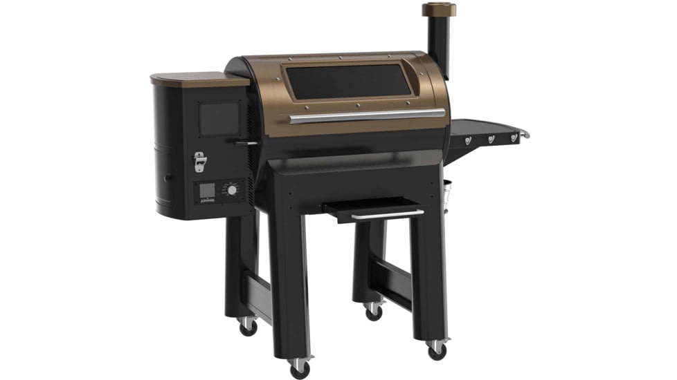 ASMOKE AS880C Pellet Grill and Smoker, Gold, Large, GR08004USAS