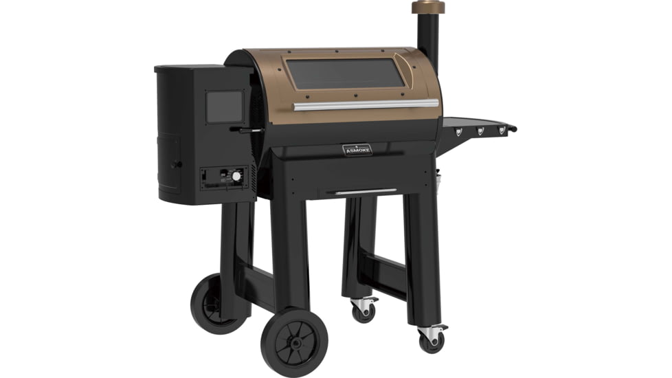 ASMOKE AS880C Pellet Grill and Smoker, Gold, Large, GR08004USAS