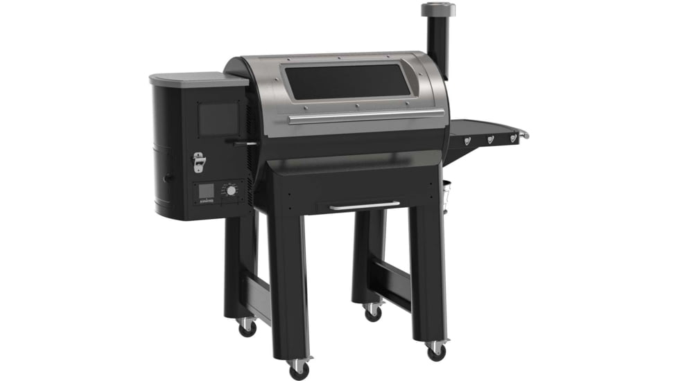 ASMOKE AS880C Pellet Grill and Smoker, Silver, Large, GR08003USAS