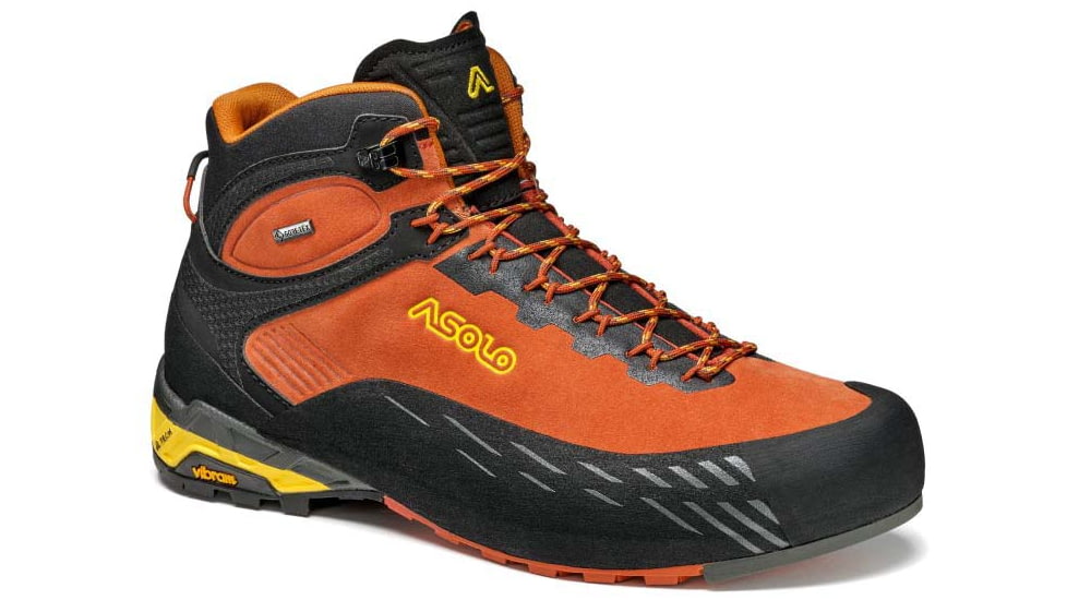 Asolo Eldo Mid LTH GV Approach Shoes - Mens, Orange/Yellow, 10, A01056-023-100
