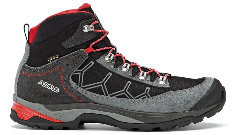 Asolo Falcon GV MM Hiking Boot - Mens, Grey/Black, 8, A40016-0064000080