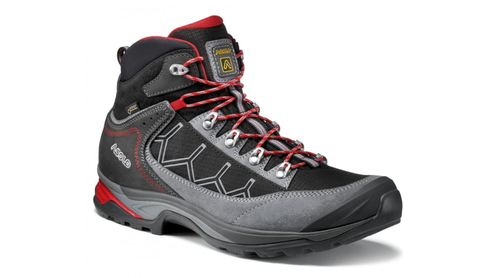 Asolo Falcon GV MM Hiking Boot - Mens, Grey/Black, 8, A40016-0064000080
