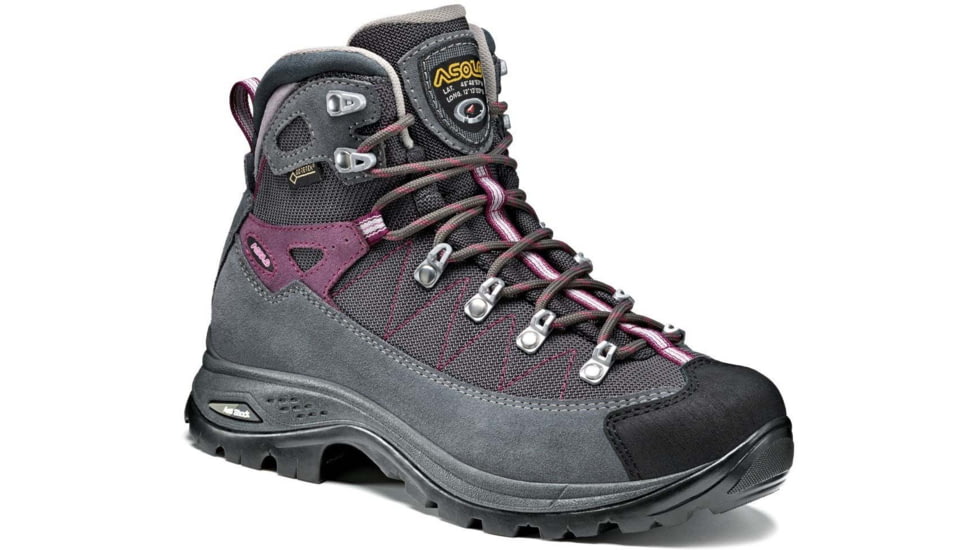 Asolo Finder GV Boots - Womens, Grey/Gunmetal/Grapeade, 10, A23103-742-100