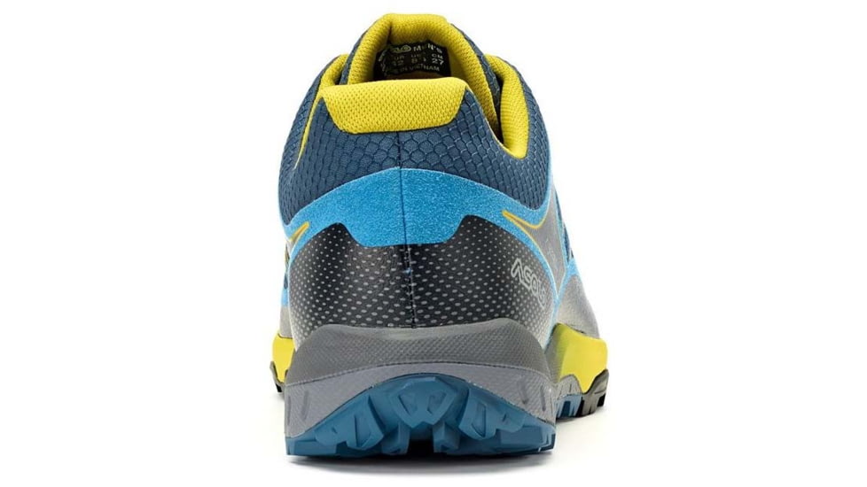 Asolo Grid GV Boots - Mens, Indian Teal/Yellow, 12, A40500-898-120