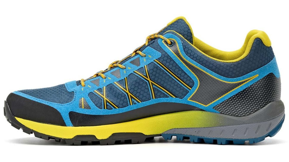 Asolo Grid GV Boots - Mens, Indian Teal/Yellow, 12, A40500-898-120