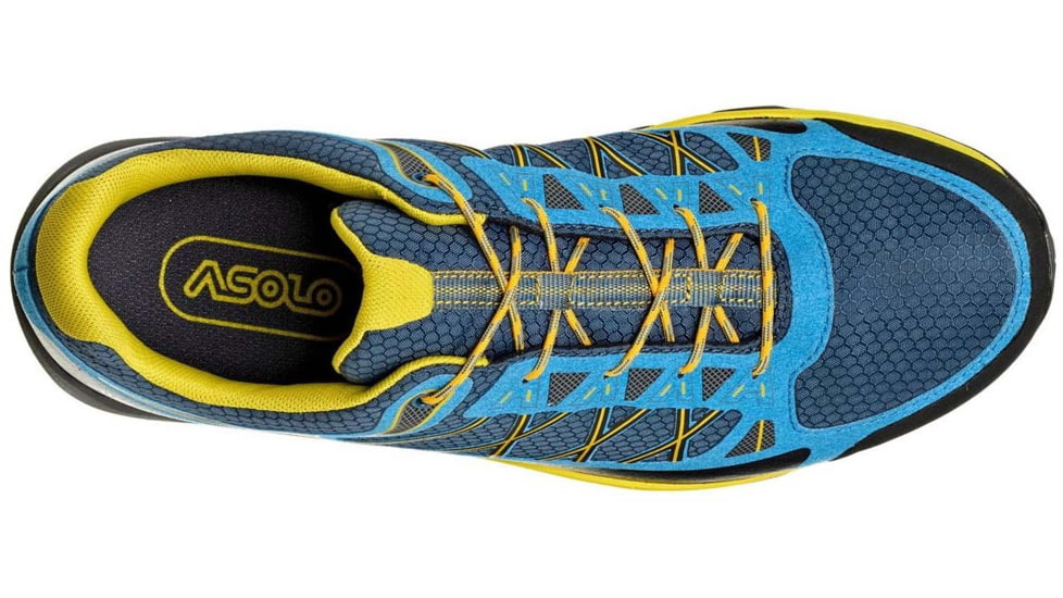 Asolo Grid GV Boots - Mens, Indian Teal/Yellow, 12, A40500-898-120