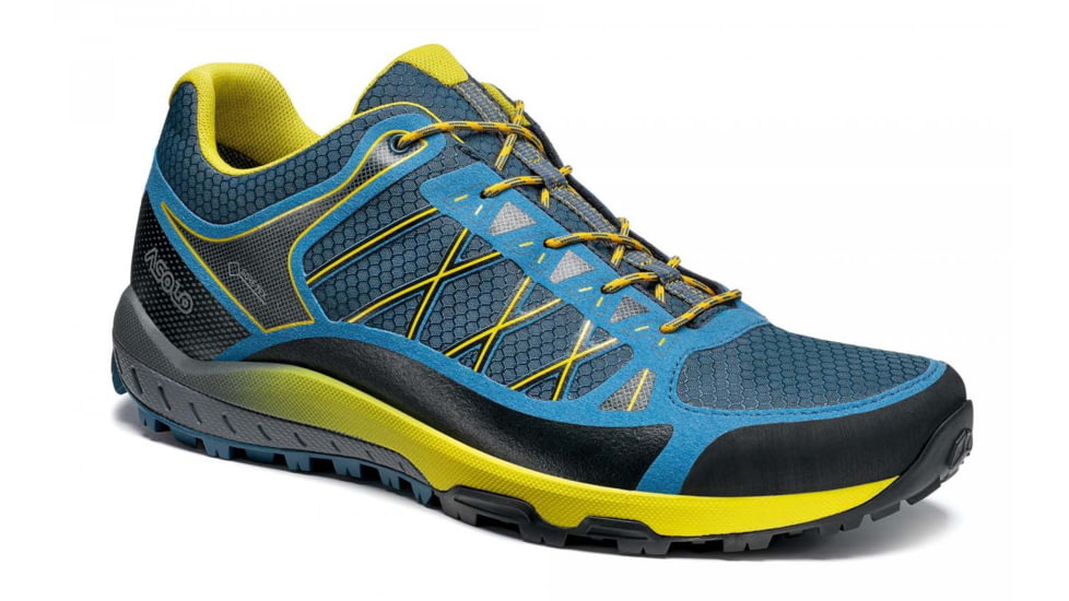 Asolo Grid GV Boots - Mens, Indian Teal/Yellow, 12, A40500-898-120