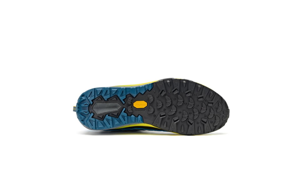 Asolo Grid Mid GV Hiking Shoes - Mens, Indian/Teal/Yellow, 8.5 US, A40516-898-085