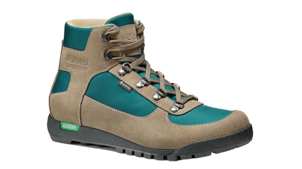 Asolo Supertrek GV Hiking Shoes - Mens, Wool/Deep Teal, 10, A25500-158-105