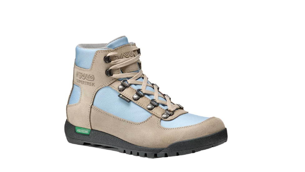 Asolo Supertrek GV Hiking Shoes - Womens, Earth Beige/Blue Fog, 5, A25501-153-065