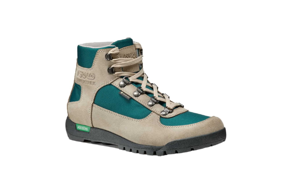Asolo Supertrek GV Hiking Shoes - Womens, Earth Beige/Deepteal, 6, A25501-155-075
