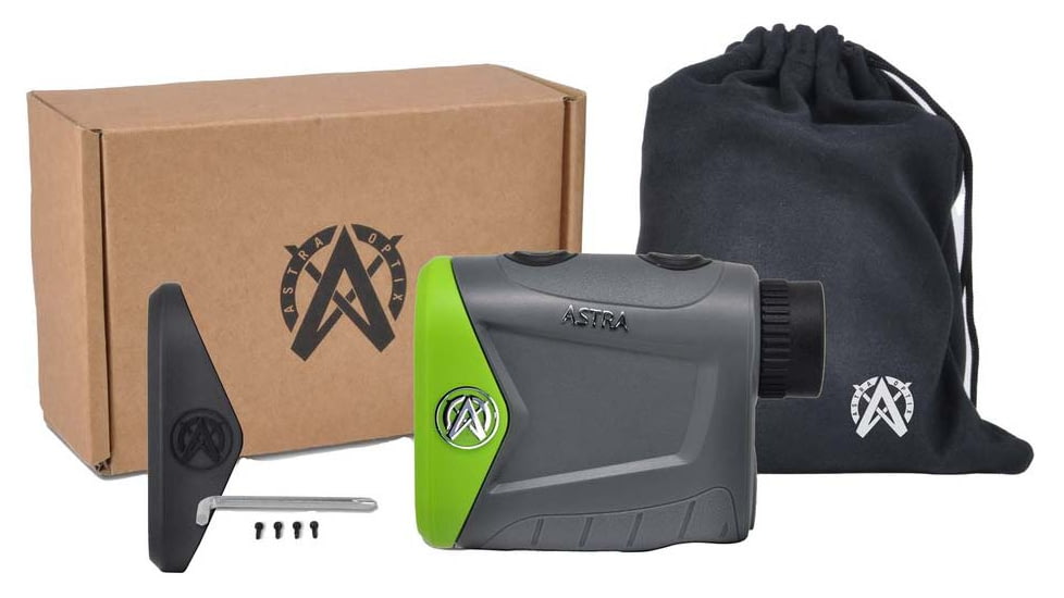 Astra Optix Golf Pro A-1 Laser 6x21mm Rangefinder w/Slope, Dark Gray/Green/Black, ProA1