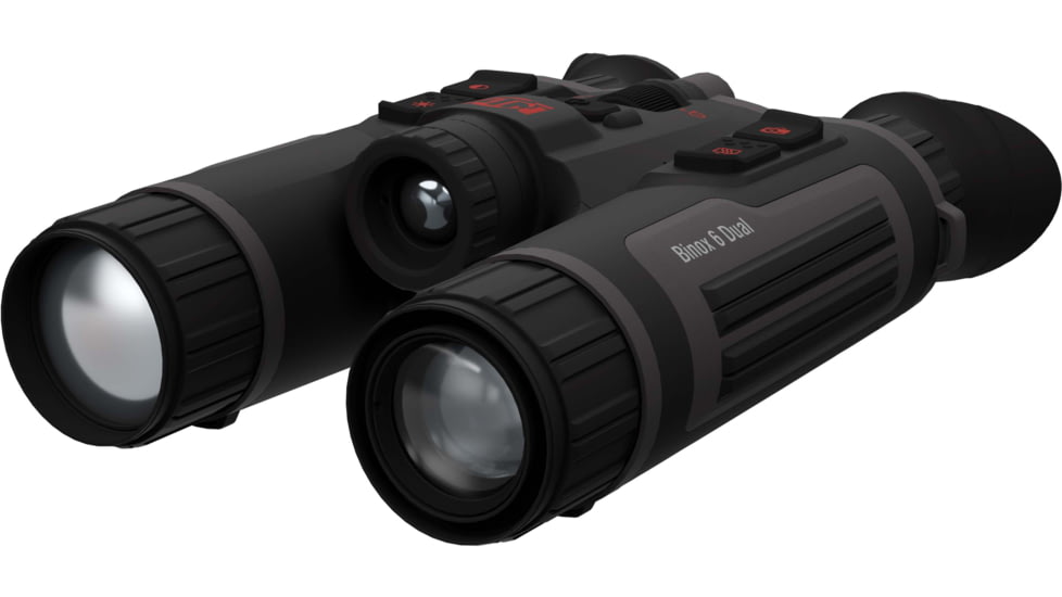 ATN Binox 6 Dual Multispectral 6-48x25mm Thermal Imaging Binocular w/Built-in Laser Rangefinder, 50 Hz, 256x192, Black, MSBNB6225A