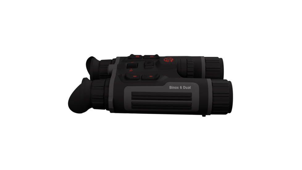 ATN Binox 6 Dual Multispectral 3-24x35mm Thermal Imaging Binocular w/Built-in Laser Rangefinder, 50 Hz, 640x512, Black, MSBNB6635A