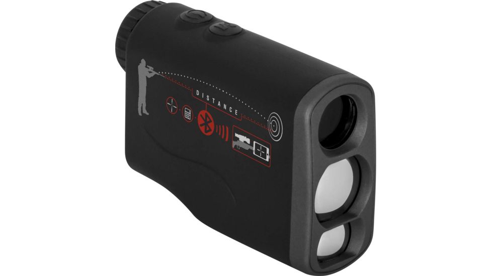 ATN Laser Ballistics 1000 Rangefinder w/ Bluetooth, Ballistic Calculator and Shooting Solutions App, Black, LBLRF1000B