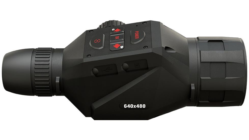 ATN OTS 4T, 1.5-15x, 640x480, Thermal Viewer w/ Full HD Video rec, WiFi,Smooth zoom, iOS/Android Controlling App, Black, TIMNO4642A