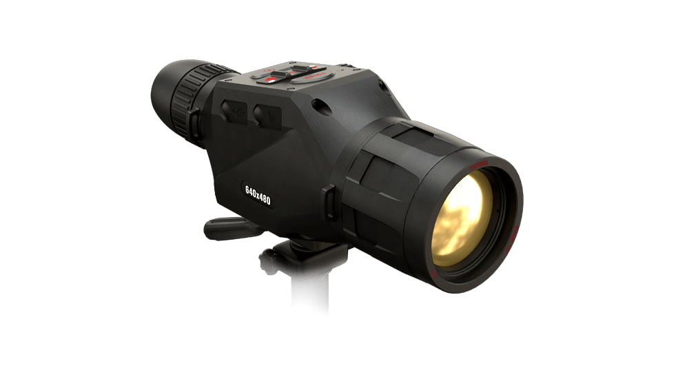 ATN OTS 4T, 2.5-25x, 640x480, Thermal Viewer w/ Full HD Video rec, WiFi, Smooth zoom, iOS/Android Controlling App, Black, TIMNO4643A