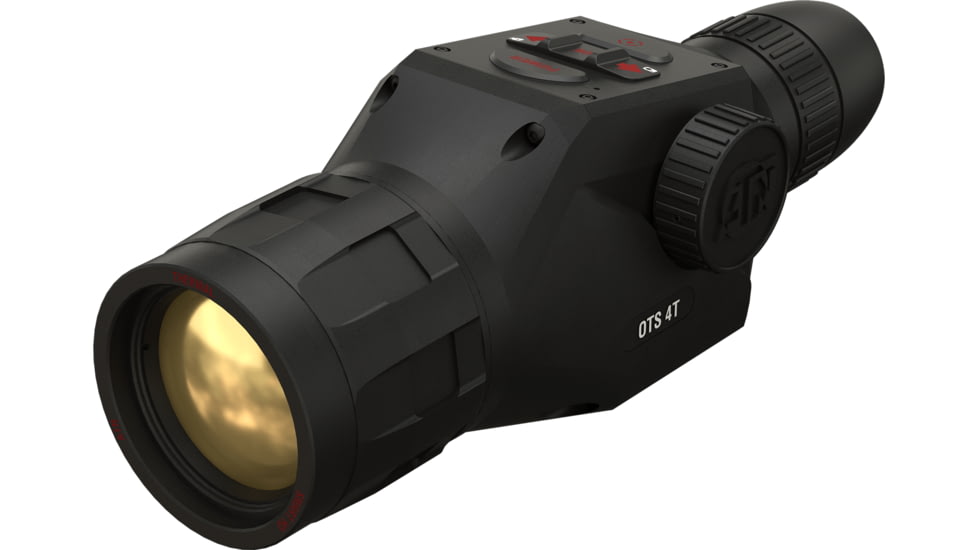 ATN OTS 4T, 2.5-25x, 640x480, Thermal Viewer w/ Full HD Video rec, WiFi, Smooth zoom, iOS/Android Controlling App, Black, TIMNO4643A