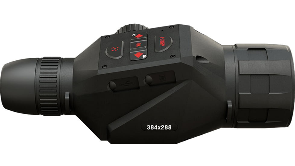 ATN OTS 4T, 2-8x, 384x288, Thermal Viewer w/ Full HD Video rec, WiFi, Smooth zoom, iOS/Android Controlling App, Black, TIMNO4382A