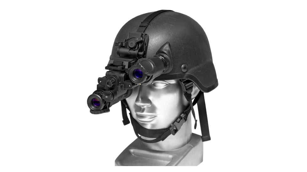ATN PS31-HPT Dual Tube Night Vision Goggle/Binocular BNVD 40 FOV, High Performance Gen 2+ 64-68lp/mm, 23-25 SNR - P43 Green Phosphor, Black, NVGOPS314HPG