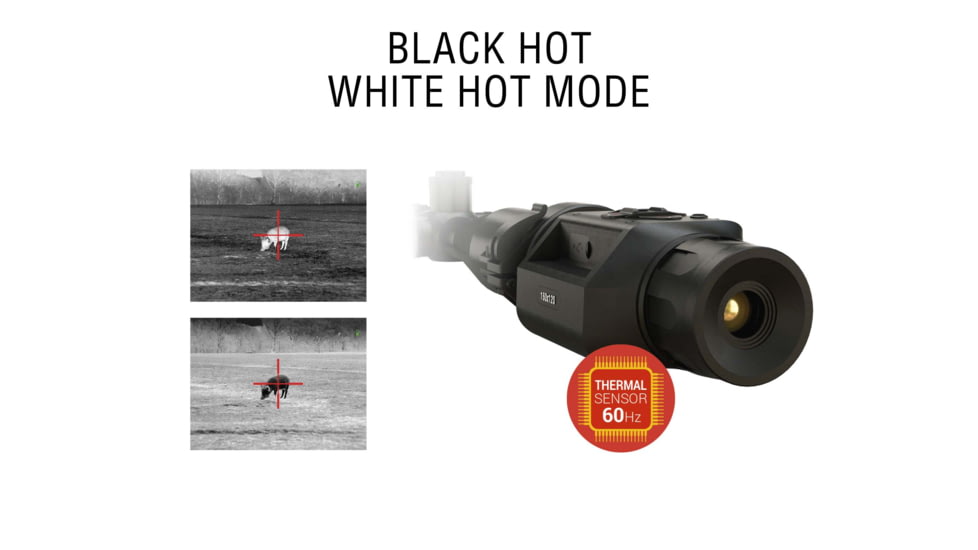 ATN TICO LT 160 1 - 2x25 mm Thermal Clip-On, 160x120, Black, TICOTLT125X