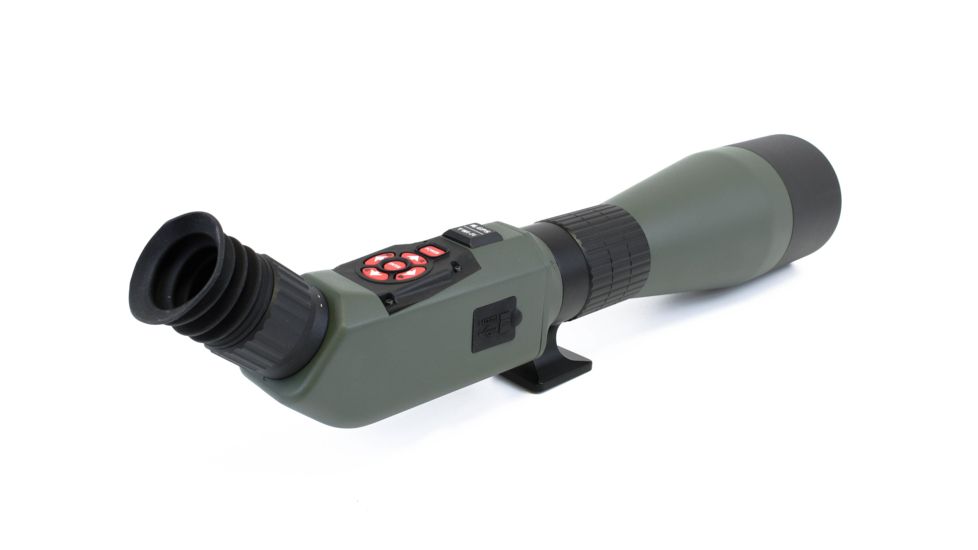 ATN X-Spotter HD 20-80x Smart Day/Night Spotting Scope w/Video Recording, Wi-Fi, GPS, Smartphone Control via App, Green / Black DGSSHD2080