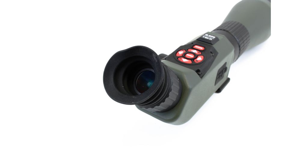 ATN X-Spotter HD 20-80x Smart Day/Night Spotting Scope w/Video Recording, Wi-Fi, GPS, Smartphone Control via App, Green / Black DGSSHD2080