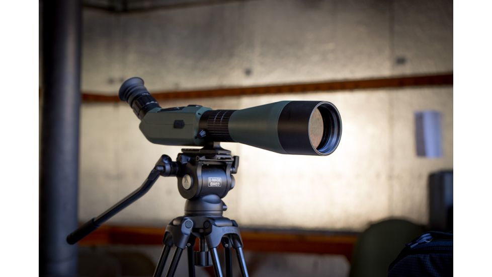 ATN X-Spotter HD 20-80x Smart Day/Night Spotting Scope w/Video Recording, Wi-Fi, GPS, Smartphone Control via App, Green / Black DGSSHD2080