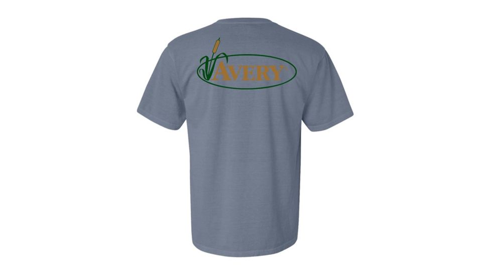 Avery Outdoors Avery Signature Short Sleeve Tee - Men's, Ice Blue, XL 43203