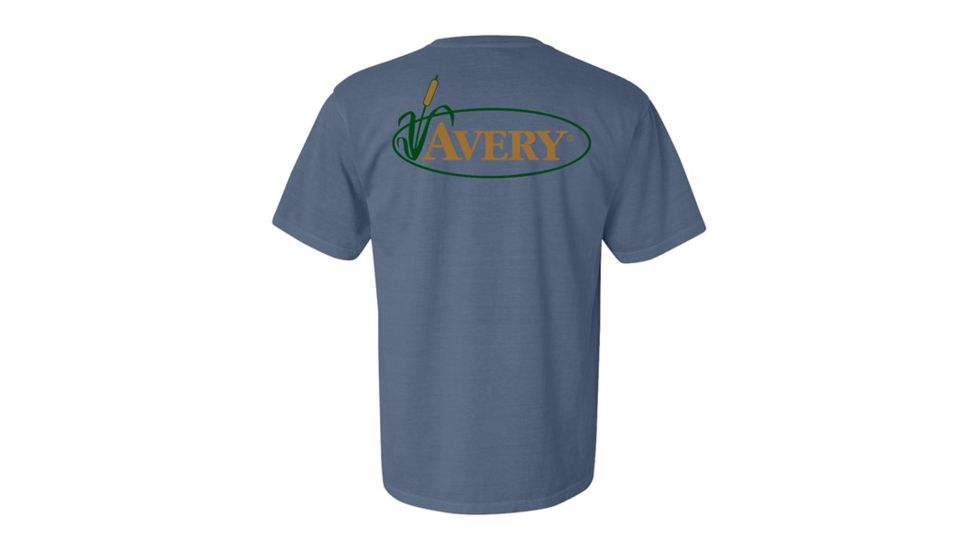Avery Outdoors Avery Signature Short Sleeve Tee - Men's, Blue Jean, Large 43207