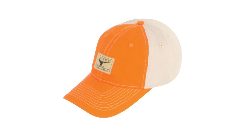 Avery Outdoors AWE 2-Tone Cotton Twill Cap,Pumpkin/Khaki 44224