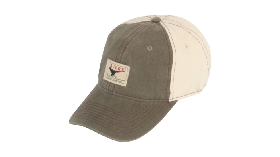 Avery Outdoors AWE 2-Tone Cotton Twill Cap,Slate/Stone 44222
