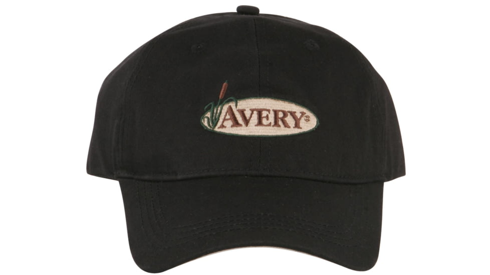 Avery Outdoors Cotton Twill Cap,Black 44208