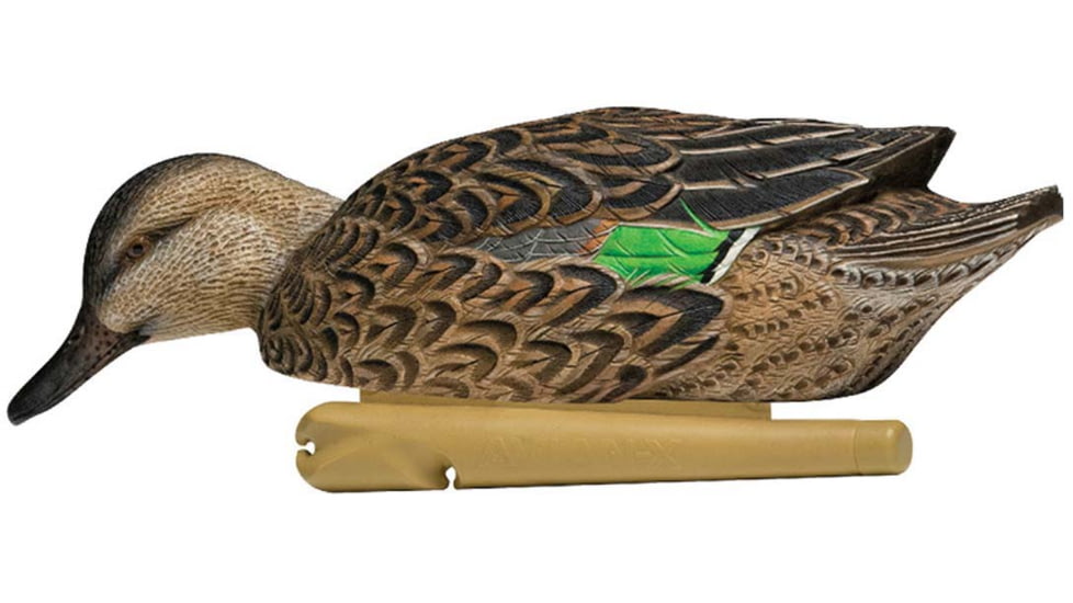 Avian X Top Flight Duck Decoy, Green Wing Teal Floater 6 pk., 8081, AVX-AVX8081