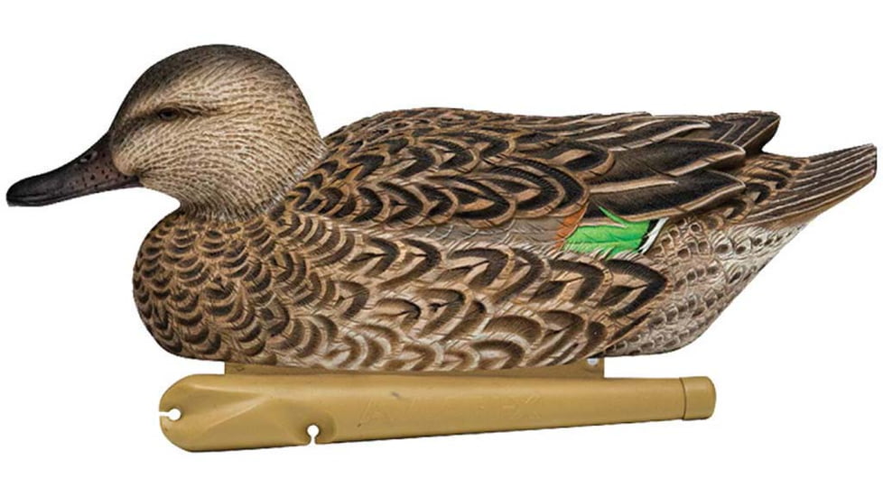 Avian X Top Flight Duck Decoy, Green Wing Teal Floater 6 pk., 8081, AVX-AVX8081