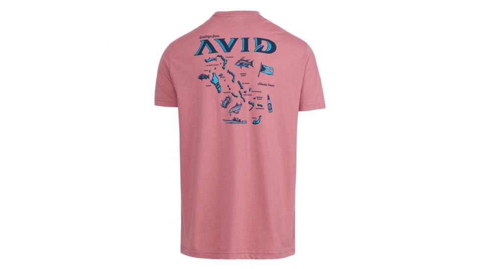 AVID Sportswear Bahamas Locals T-Shirt - Mens, Heather Coral, Small, MT12415HCOSM
