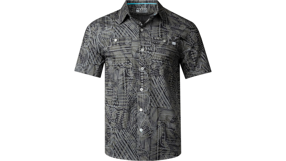 AVID Sportswear Baja Perfromance Short Sleeve Shirt - Mens, Black, Extra Large, MV12404BLKXL