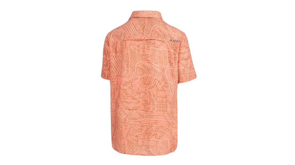 AVID Sportswear Baja Perfromance Short Sleeve Shirt - Mens, Clearwater Clay, Medium, MV12404CWCMD