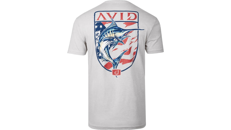 AVID Sportswear Bill Of Rights T-Shirt - Mens, Heather Silver, Small/Medium, MT32404HSVSM