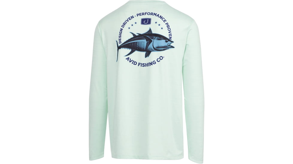 AVID Sportswear Bongos Pacifico Long Sleeve Shirt - Mens, Seafoam, 2XL, MK12414SFM2X