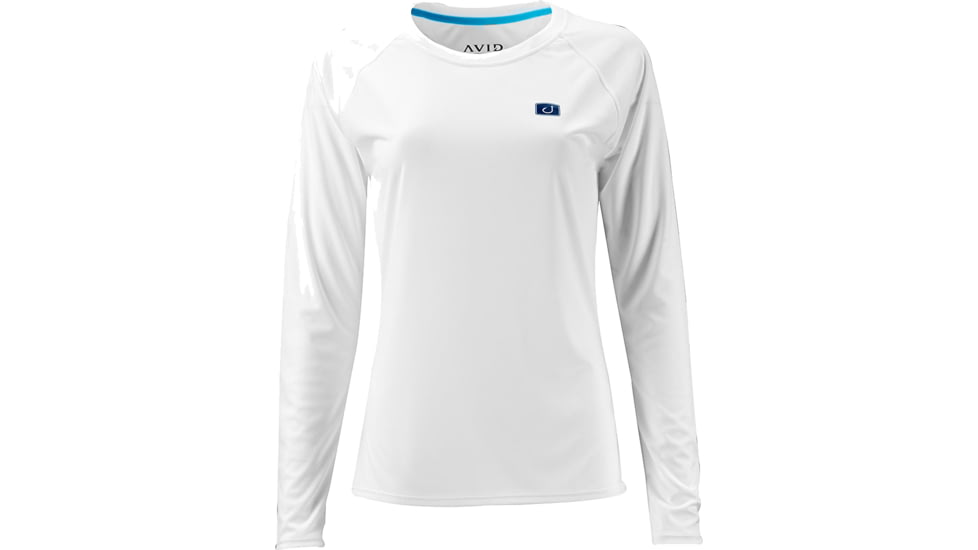 AVID Sportswear Core Avidry Crew - Womens, White, Extra Small, AVW900WHTXS