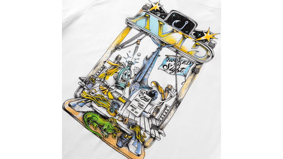AVID Sportswear Cosmic Docktales T-Shirt - Mens, White, Large, MT32420WHTLG