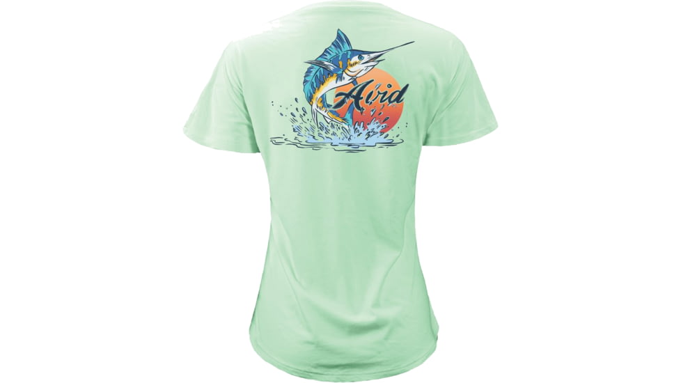 AVID Sportswear Early Bird T-Shirt - Womens, Mint, Extra Small, WT12305MNTXS