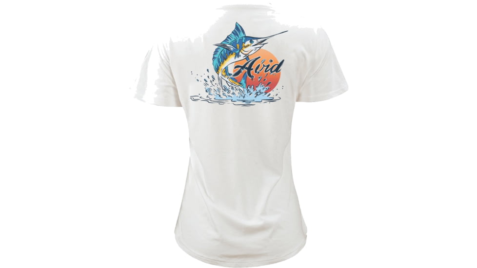 AVID Sportswear Early Bird T-Shirt - Womens, White, Medium, WT12305WHTMD