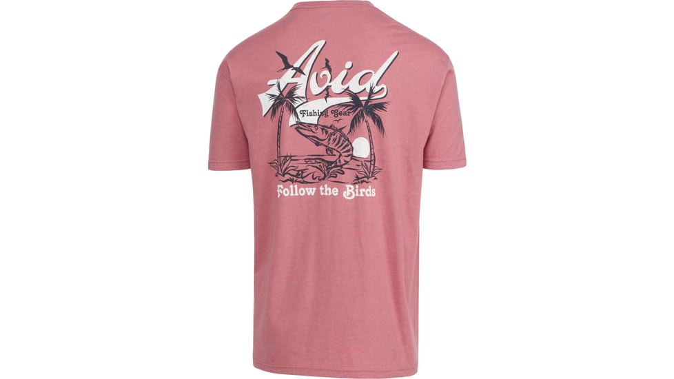 AVID Sportswear Fish Finder T-Shirt - Mens, Heather Coral, 2XL, MT12407HCO2X