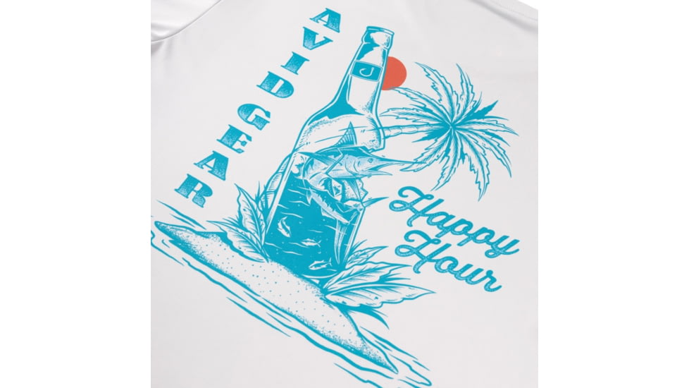 AVID Sportswear Happy Hour Avidry Long Sleeve Shirt - Mens, Glacier, Medium, MK32426GLGMD