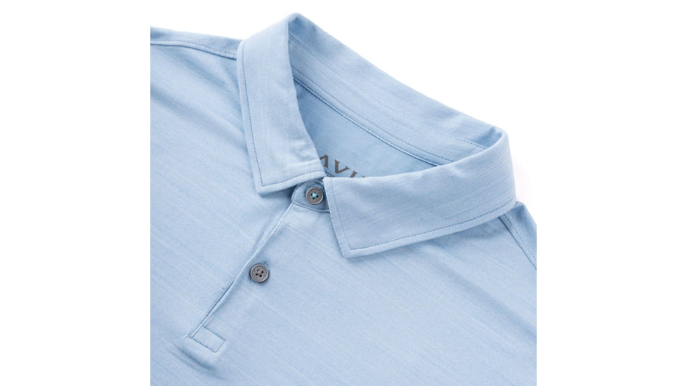 AVID Sportswear Iconic Pacifico Polo - Mens, Sky, Medium, MK12409SKYMD