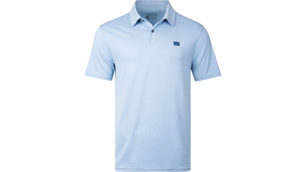 AVID Sportswear Iconic Pacifico Polo - Mens, Sky, Medium, MK12409SKYMD