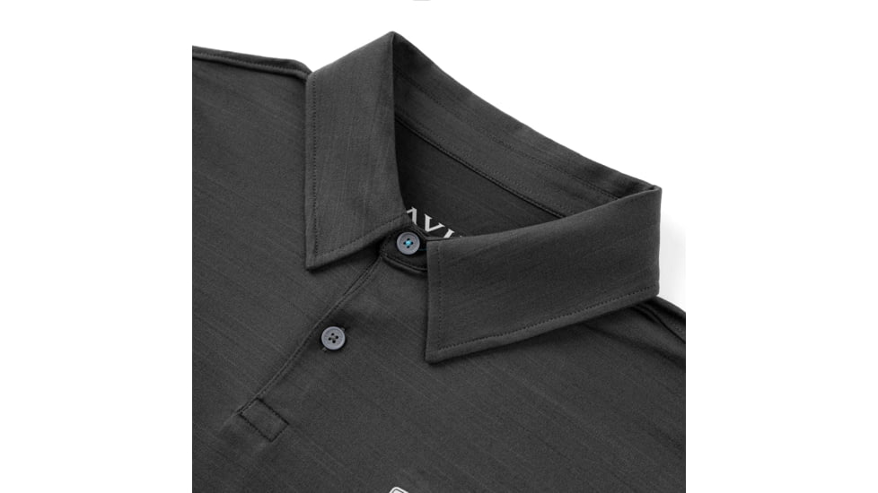 AVID Sportswear Iconic Pacifico Polo - Mens, Vintage Black, Medium, MK12409VBKMD